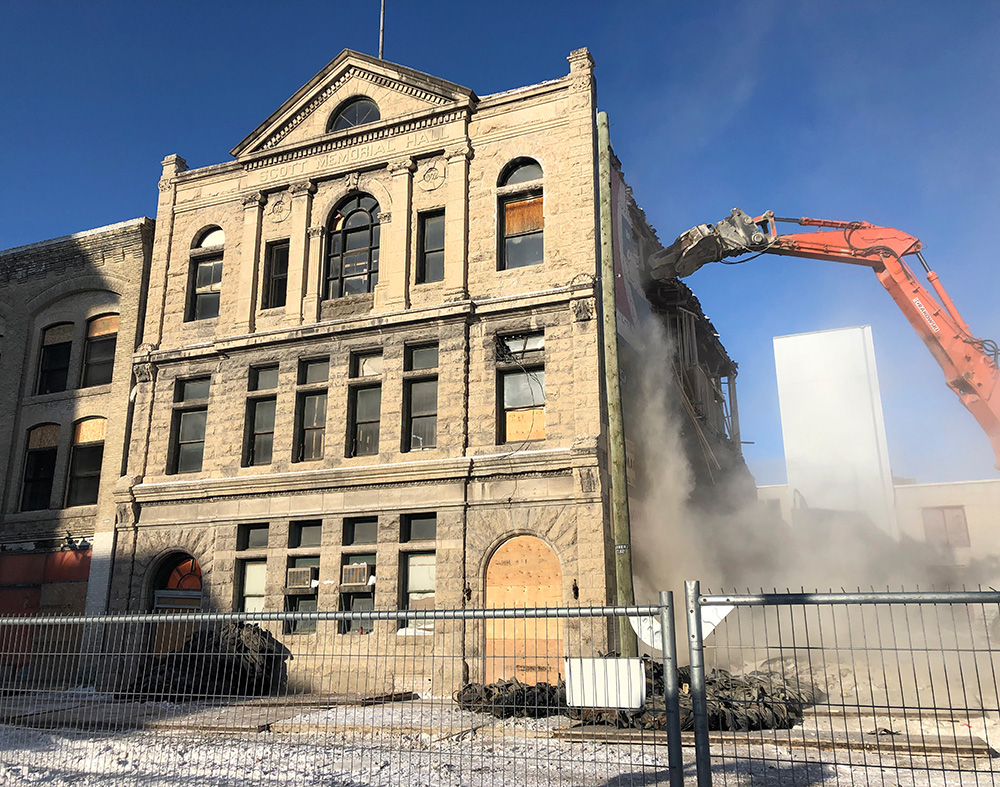 MHS - building demolition